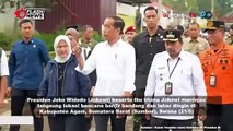 Presiden Jokowi  dan Ibu Iriana Tinjau Area Terdampak Bencana di Sumatera Barat