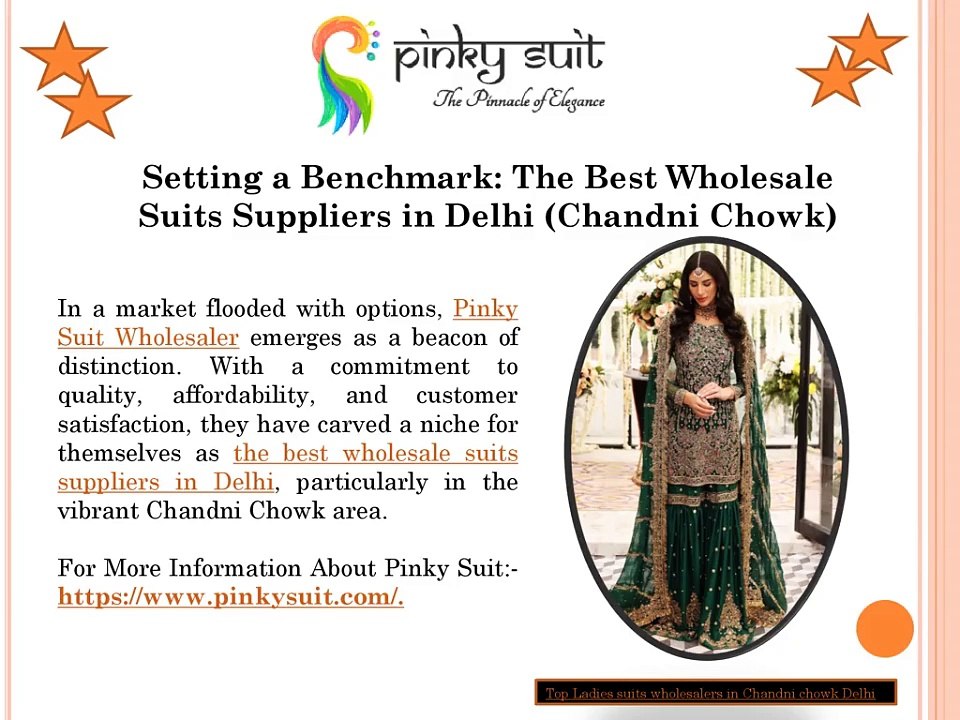 Exemplary Customer Service: The Best Ladies Suit Wholesaler in Delhi