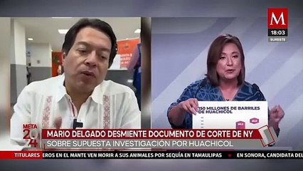 Mario Delgado afirma que ficha de detención en NY es de "homónimo detenido por narcomenudeo"