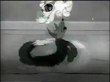 Betty Boop (1937) Pudgy Picks a Fight!, animated cartoon character designed by Grim Natwick at the request of Max Fleischer.