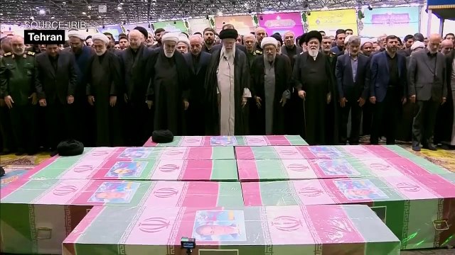 Iran's Supreme Leader Leads Raisi Funeral Prayers