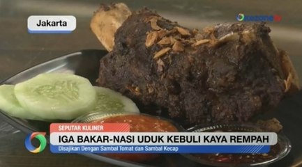 Lezatnya Iga Bakar dan Nasi Uduk Kebuli yang Kaya Rempah