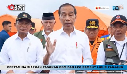 Presiden Jokowi Tinjau Lokasi Banjir Bandang dan Galodo di Kabupaten Agam