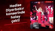 Hadise Diyarbakır konserinde sahnede halay çekti