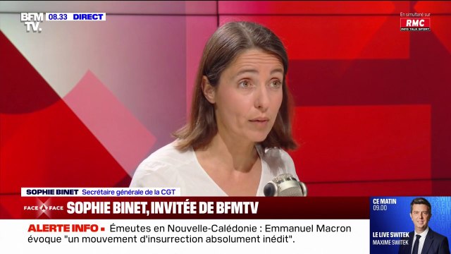 Réforme de l'assurance-chômage: Il y a un acharnement assez incompréhensible , indique Sophie Binet, secrétaire générale de la CGT