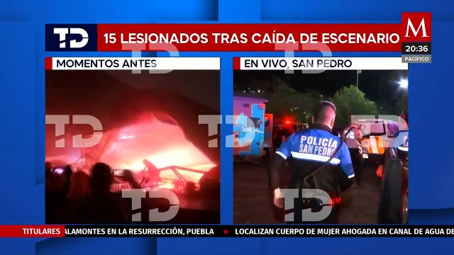 Jorge Álvarez Máynez y Samuel García llegan al lugar del desplome en San Pedro, Nuevo León