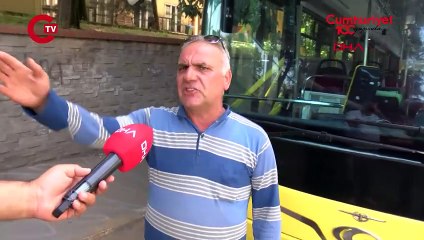 Yolcular ölümden döndü Otobüsün camından direk girdi!