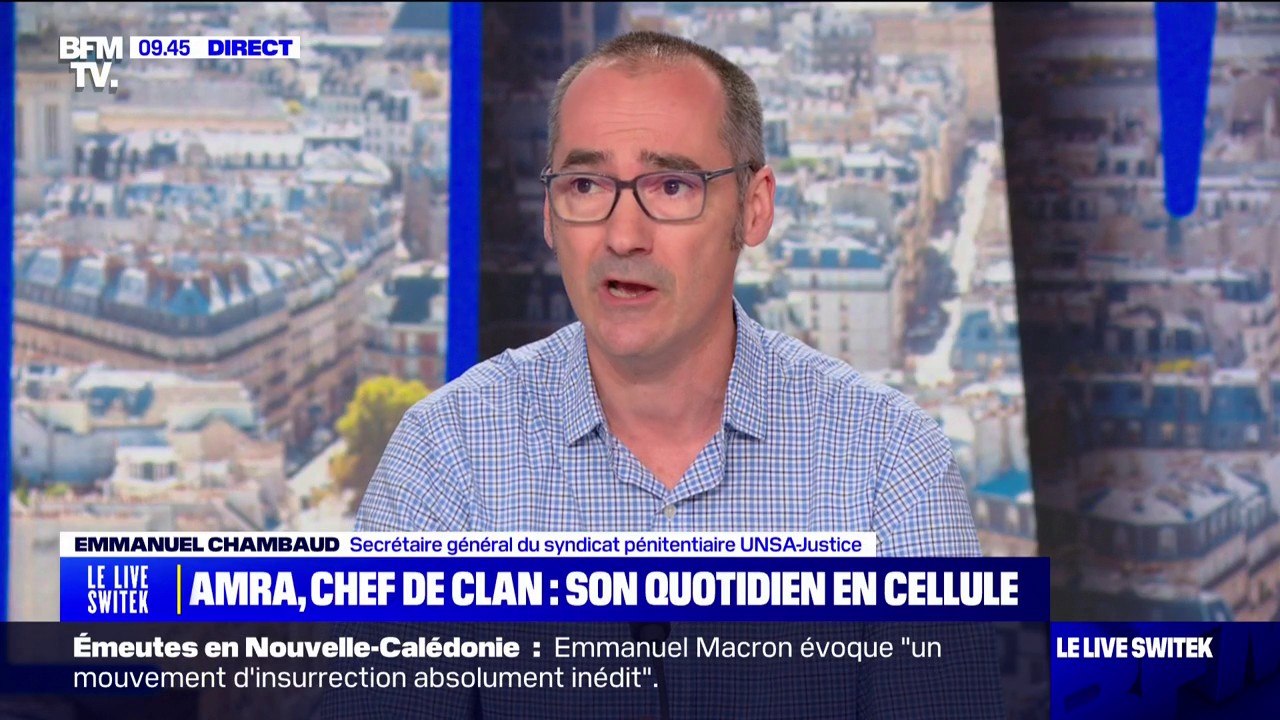 Mohamed Amra: "Tout le monde a l'air surpris de découvrir que nos prisons sont des passoires", dénonce le secrétaire général du syndicat pénitentiaire UNSA-Justice