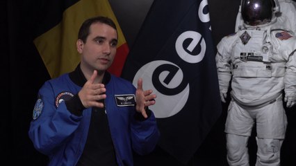 Raphaël Liégeois dans l'espace - "Un rêve qui se concrétise"