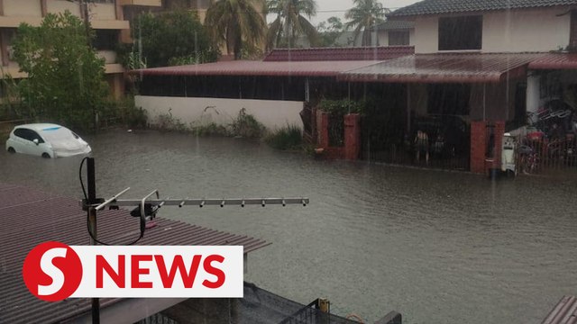 Several areas in Perak hit by flash floods after heavy rain on May 22