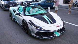 The EPIC Monaco Supercar Nightlife 2023 #6 (900HP GT Black Series, Mansory F8XX, Tecnica, Monza SP2)