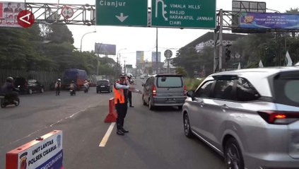 Download Video: Libur Waisak, jalur Puncak berlakukan ganjil-genap hingga Minggu