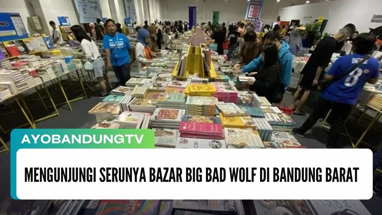 Mengunjungi Serunya Bazar Big Bad Wolf di Bandung Barat