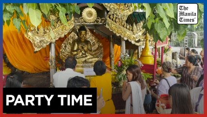 Thousands mark Buddha's birthday in Myanmar
