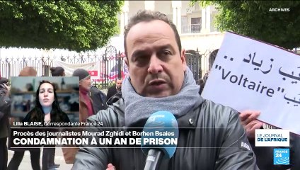 Tunisie : condamnation à un an de prison pour deux journalistes