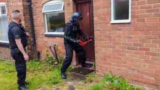 Man arrested after early morning police raid on Telford home