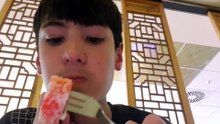 eating sushi in mongol hann