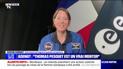 "Je suis une grande rêveuse": Sophie Adenot veut transmettre "un message d'espoir" aux plus jeunes