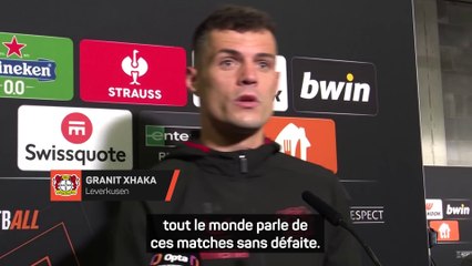 Xhaka "se moque" de l'invincibilité après la défaite