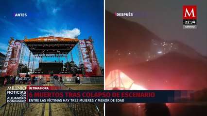 ¡Impactante! Video revela momentos previos al colapso del templete en Nuevo León
