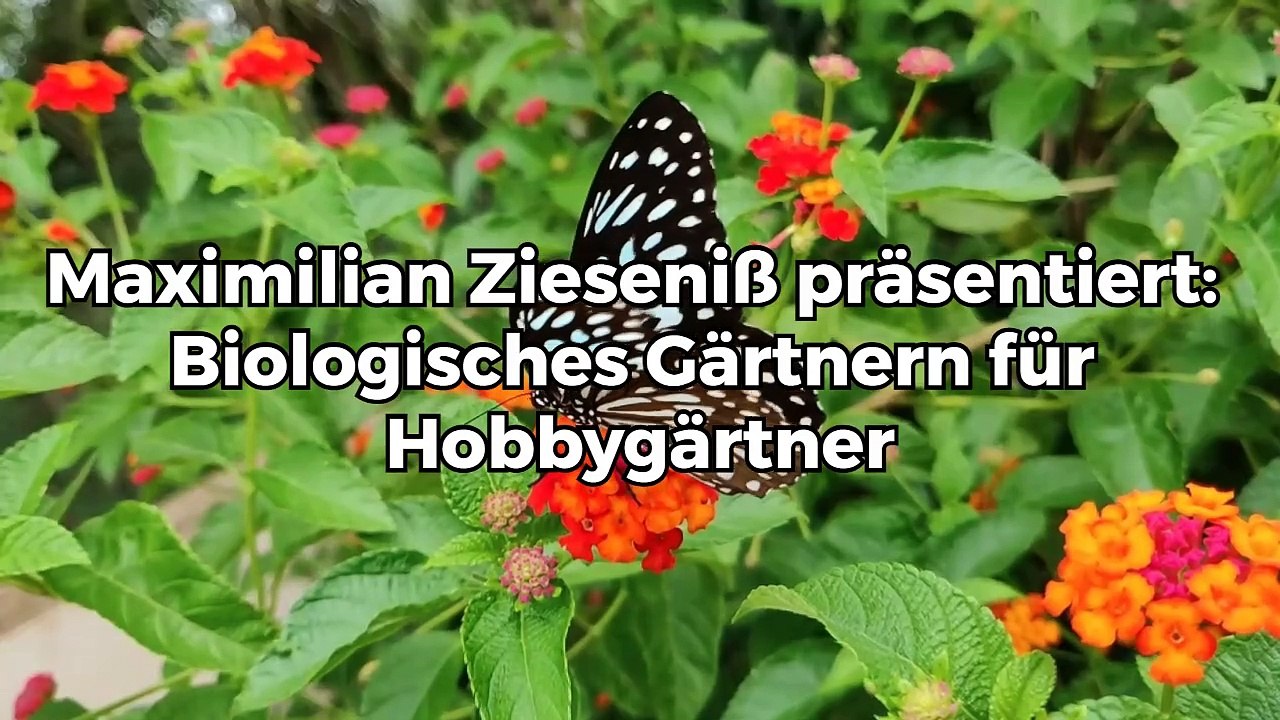 Maximilian Zieseniß präsentiert: Biologisches Gärtnern für Hobbygärtner