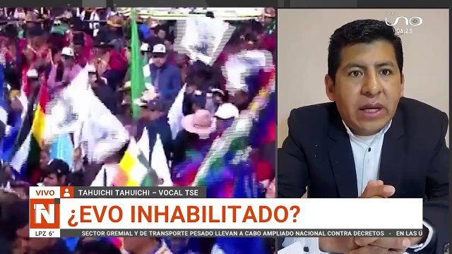 SCZ vocal del TSE informa sobre sanciones a partidos