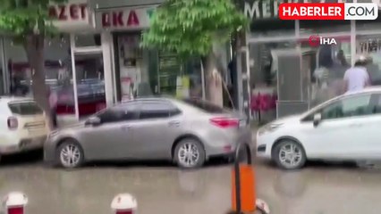Bursa'da dolu yağışı etkili oldu