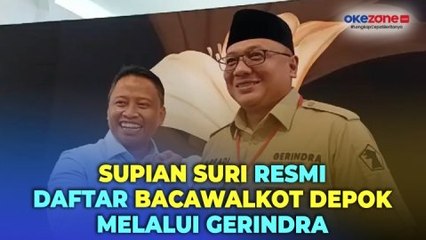 Sekda Supian Suri Resmi Daftar Bacawalkot Depok Melalui Gerindra