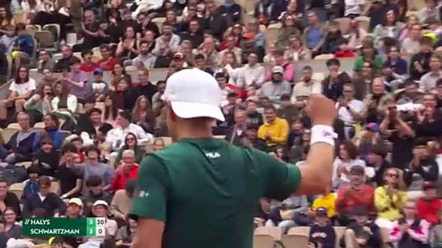 Quentin Halys vs Diego Schwartzman (4-6, 6-4, 7-6) | Roland Garros 2024 | Clasificatorios
