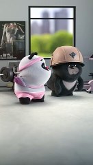 muscle memory  #shorts #panda #funnyshorts.mp4