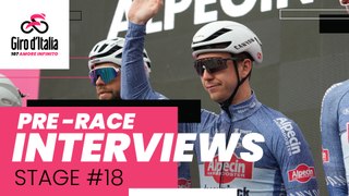 Giro d'Italia 2024 | Stage 18: pre-race interview