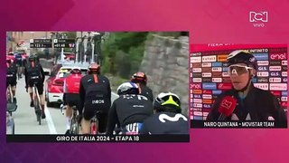 Nairo Quintana, sobre Dani Martínez en el Giro de Italia 2024