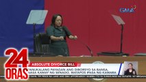 Panukalang payagan ang diborsyo sa bansa, nasa kamay ng Senado, matapos ipasa ng Kamara | 24 Oras