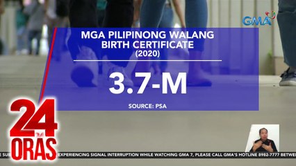 PSA, walang partisipasyon sa pagproseso ng birth cert pero pinag-aaralan na ang paghihigpit sa proseso | 24 Oras