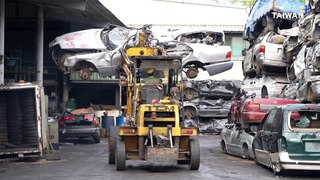 Inside Taiwan's Biggest Vehicle Recycling Facility