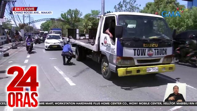 Ilang motorista na lumabag sa batas-trapiko, natiketan; ilang sasakyan, nahatak | 24 Oras