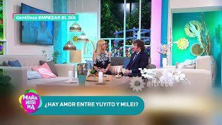 El día que Milei fue al programa de Yuyito y ella le tiró los perros