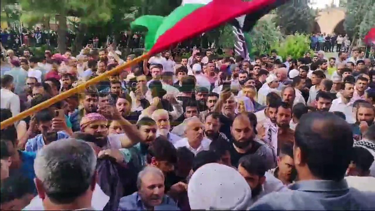 İsrail askerlerince öldürülen Hasan Saklanan Şanlıurfa binlerce kişi tarafından defnedildi!