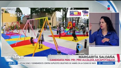 Margarita Saldaña habla de sus propuestas para afrontar la crisis del agua en Azcapotzalco