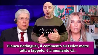 Bianca Berlinguer, il commento su Fedez mette tutti a tappeto, è il momento di...