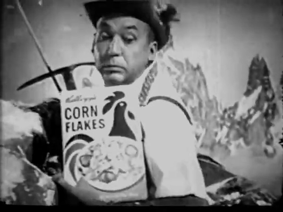 1962 Kellogg's corn flakes TV commercial - abominable snowman