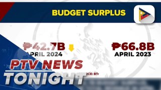 Gov’t posts P42.7-B budget surplus, P537.2-B total revenue in April  