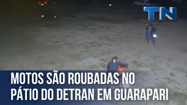 Motos são roubadas no pátio do DETRAN em Guarapari