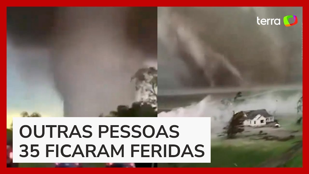 Tornado mata ao menos quatro pessoas e devasta estado nos Estados Unidos