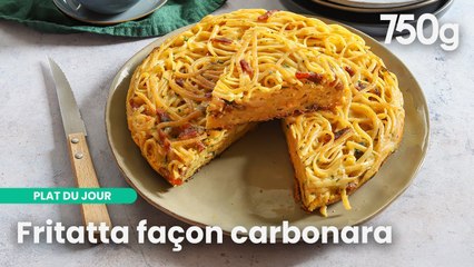 Fritatta carbonara, la fusion de deux classiques italiens | 750g