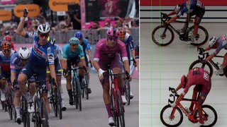 Cycling - Giro d'Italia 2024 - Tim Merlier wins a close sprint on Stage 18 and beats Jonathan Milan