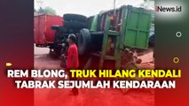 Rem Blong, Truk Hantam Sejumlah Kendaraan di Purwakarta, 2 Pemotor Tewas