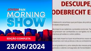 PEDIDO DE DESCULPAS DA ODEBRECHT VIRA MEME - MORNING SHOW - 23/05/2024