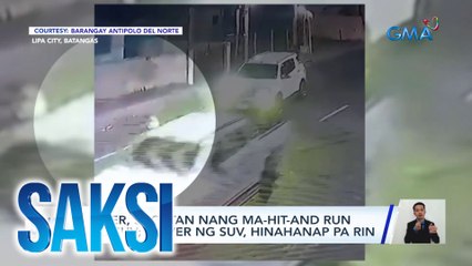 Rider, sugatan nang ma-hit-and run ng SUV; driver ng SUV, hinahanap pa rin