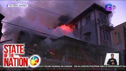 State of the Nation Part 1: Sta. Mesa fire ; Rotating Power Interruption ng Meralco ; Spaghetti Wires ; atbp.